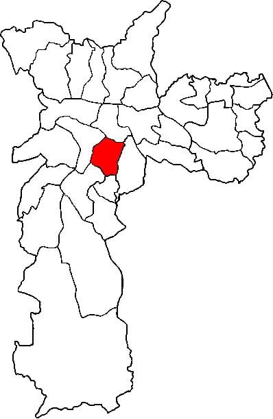 Karte von Vila Mariana sub-Präfektur von São Paulo