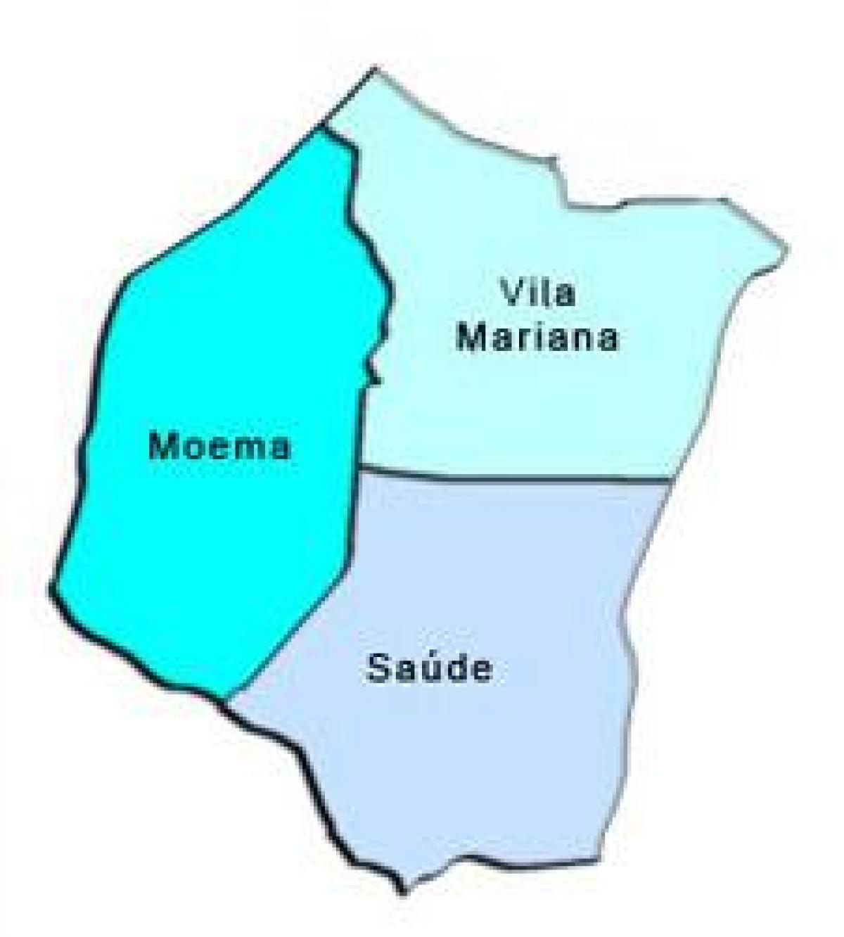 Karte von Vila Mariana sub-Präfektur