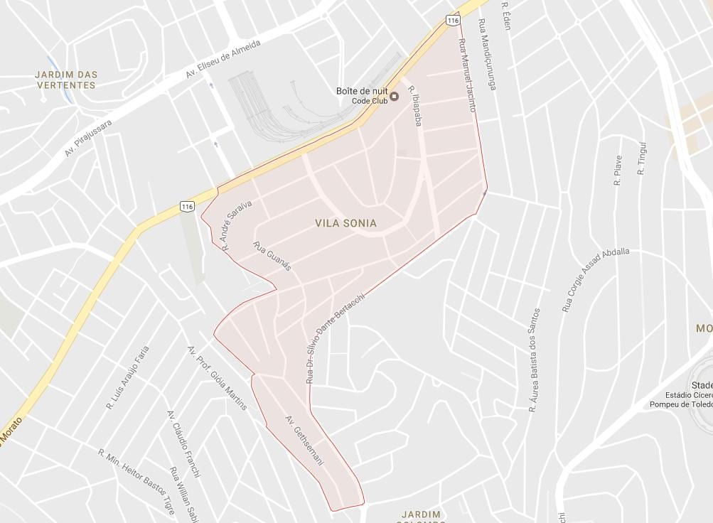 Karte von Vila Sônia São Paulo