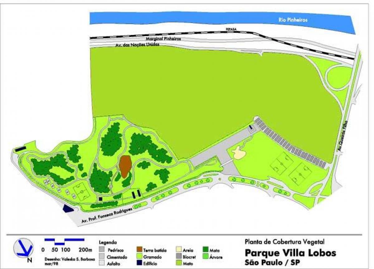 Karte von Villa lobos Park