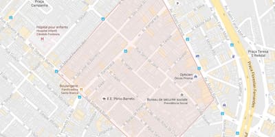 Karte von Água Rasa São Paulo