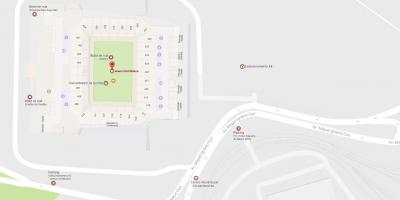 Karte der Arena Corinthians - Zugang