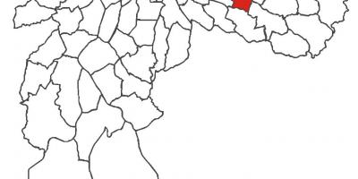 Karte von Aricanduva Bezirk