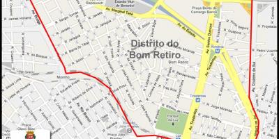 Karte von Bom Retiro São Paulo