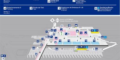 Karte der Busbahnhof Barra Funda