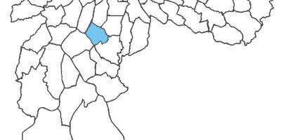 Karte von Campo Belo Bezirk