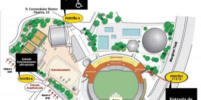 Karte von Canindé-Stadion