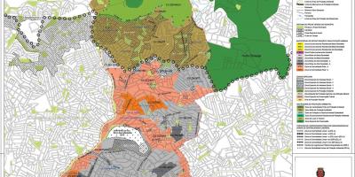 Karte von Casa-Verde-São Paulo - Besetzung der Erde