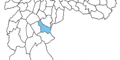 Karte von Cidade Ademar Bezirk