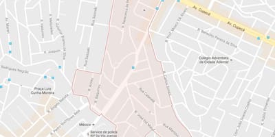 Karte von Cidade Ademar São Paulo