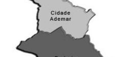 Karte von Cidade Ademar sub-Präfektur