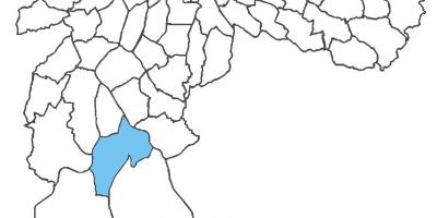Karte von Cidade Dutra Bezirk