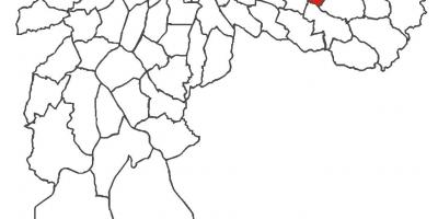 Karte von Cidade Líder Bezirk
