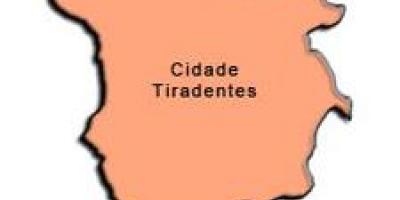 Karte von Cidade Tiradentes sub-Präfektur