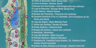 Karte von Botanischer Garten von São Paulo