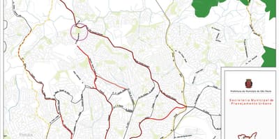 Karte der Freguesia do Ó São Paulo - Straßen