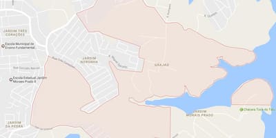 Karte von São Paulo-Grajaú
