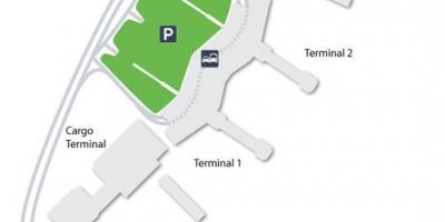 Karte von Flughafen GRU