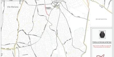 Karte von Ipiranga São Paulo - Straßen