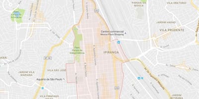 Karte von Ipiranga São Paulo