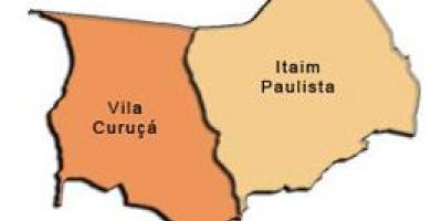 Karte von Itaim Paulista - Vila Curuçá sub-Präfektur