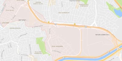 Karte von Jaguara São Paulo