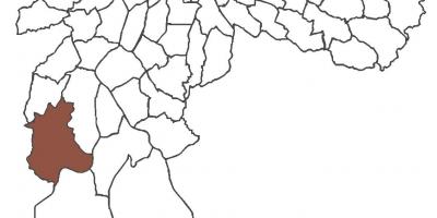 Karte Jardim Ângela Bezirk