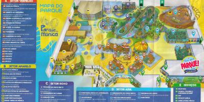 Karte von Monica park