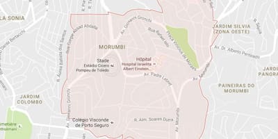 Karte von São Paulo Morumbi