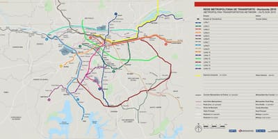 Anzeigen der Netzwerk-transport-São Paulo