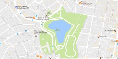 Karte von park Akklimatisation São Paulo