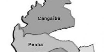 Karte von Penha sub-Präfektur