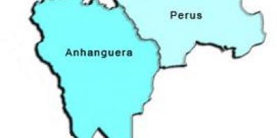 Karte von Perus sub-Präfektur