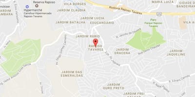 Karte von Raposo Tavares São Paulo