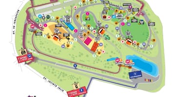 Karte von São Paulo-lollapalooza