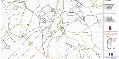 Karte von Sé São Paulo - Straßen