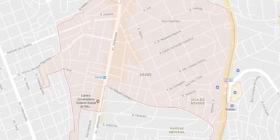 Karte von Saúde São Paulo