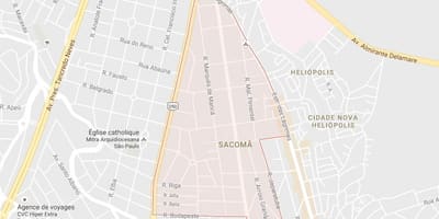 Karte von Sacomã São Paulo