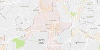 Karte von Santana São Paulo