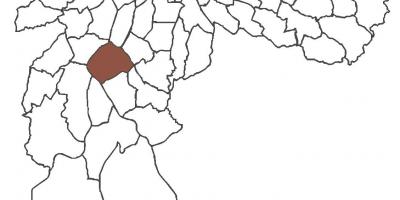 Karte von Santo Amaro Viertel