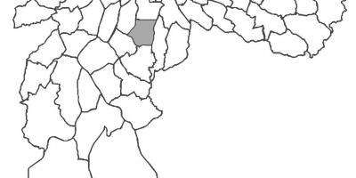 Karte von Bezirk Saúde