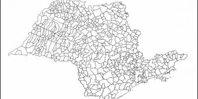 Karte von São Paulo Jungfrau - Gemeinden