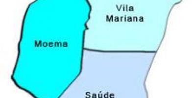 Karte von Vila Mariana sub-Präfektur