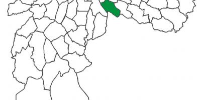 Karte von Vila Prudente Bezirk
