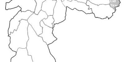 Karte der zone Leste 2 São Paulo
