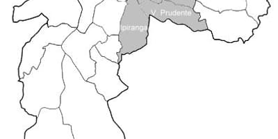 Karte der zone Sudeste São Paulo