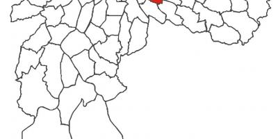 Karte von Água Rasa Bezirk